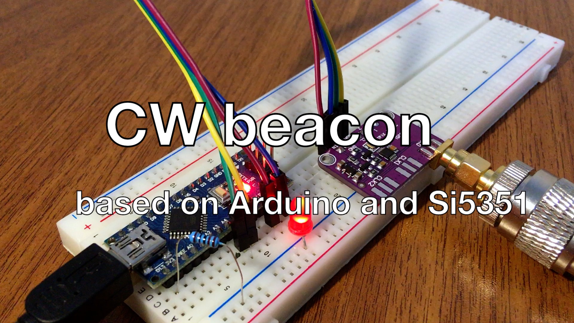 GitHub ta2bgh/cwbeacon This is a simple CW beacon project based on