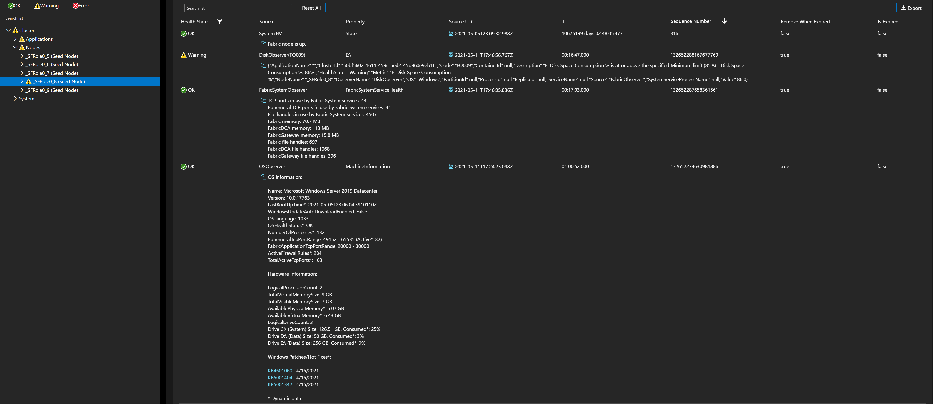 servicefabricobserver/fonuget.md at main · microsoft/servicefabric