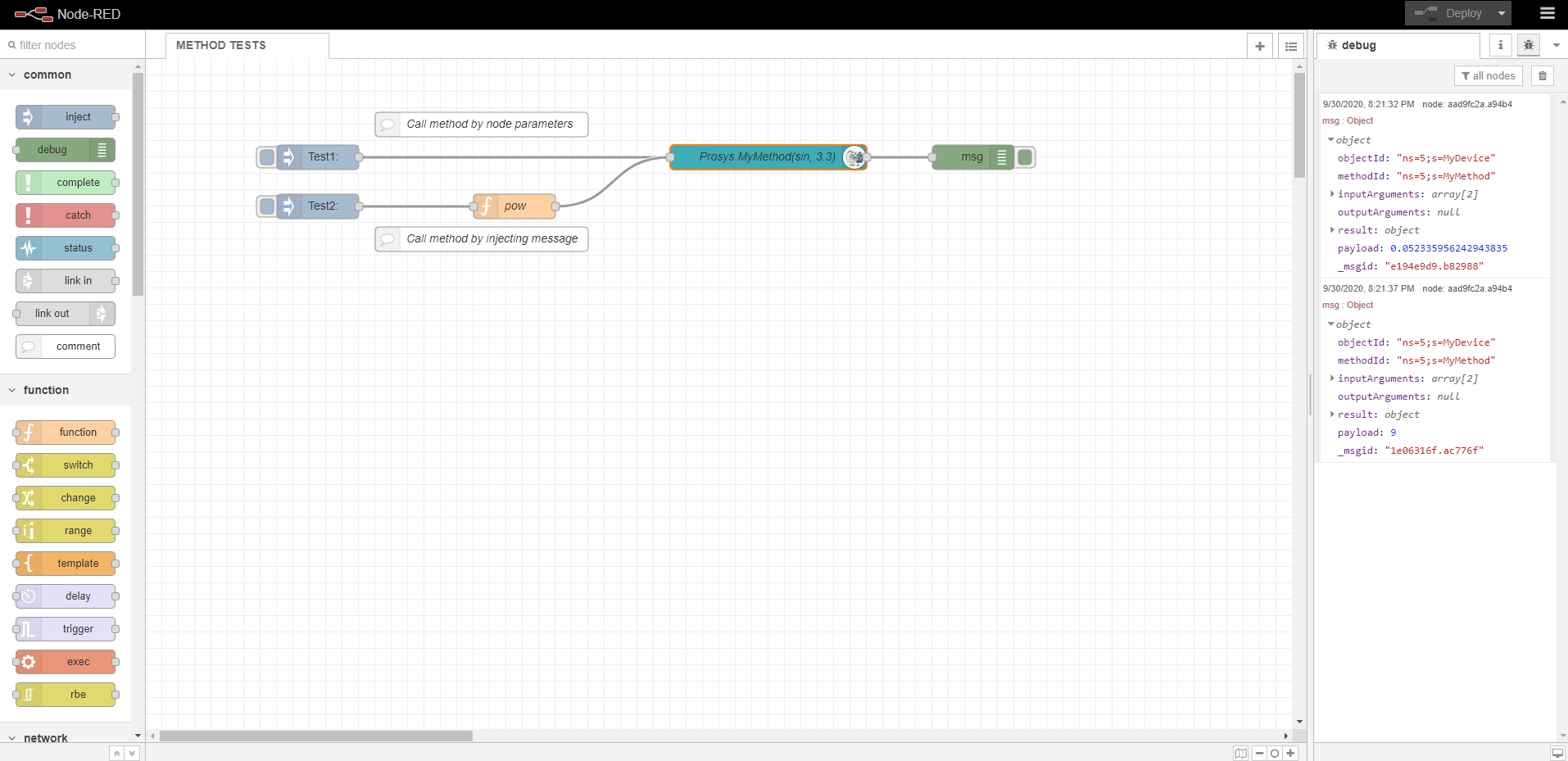 noderedcontribopcua (node) NodeRED