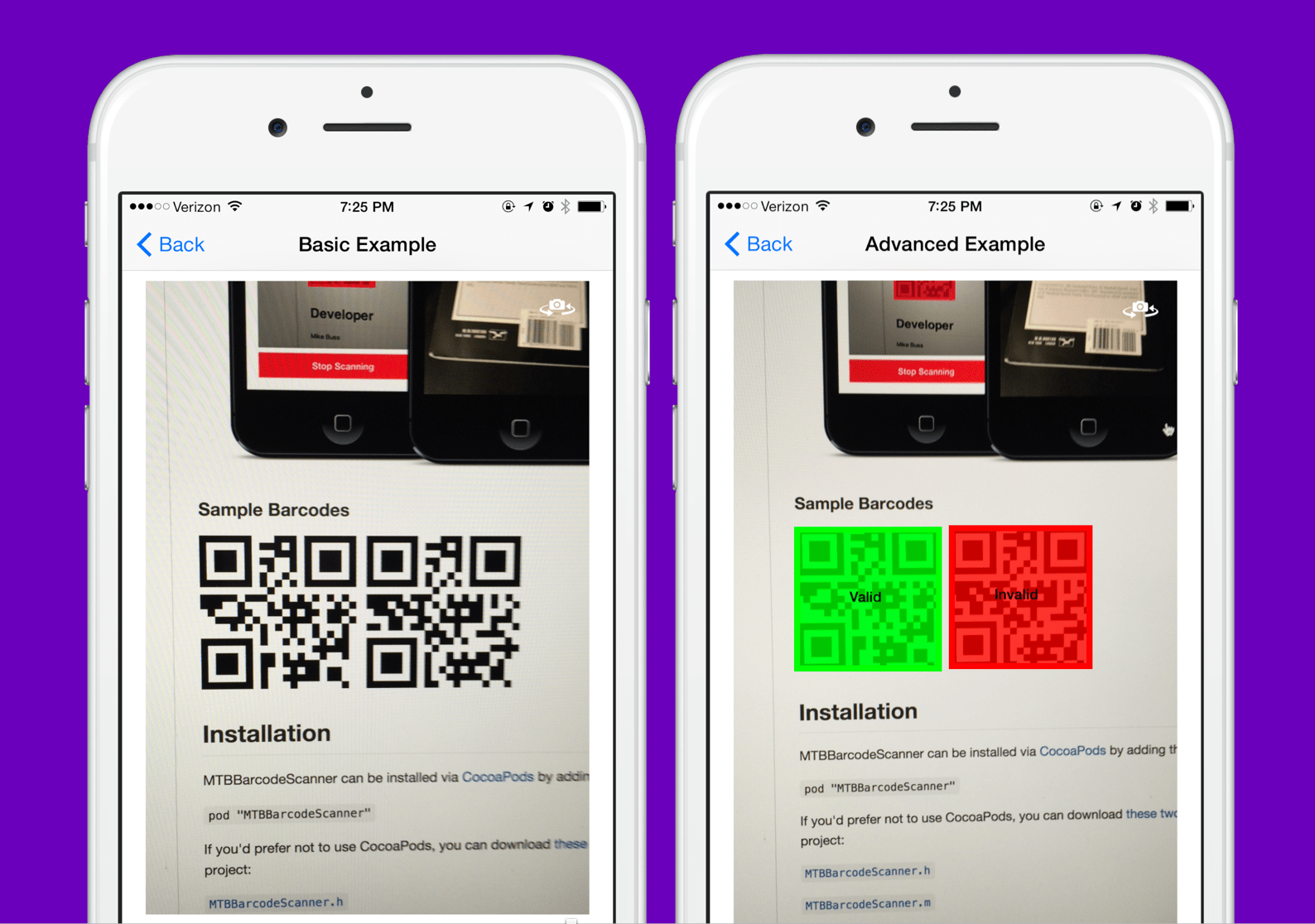 GitHub mikebuss/MTBBarcodeScanner A lightweight, easytouse barcode