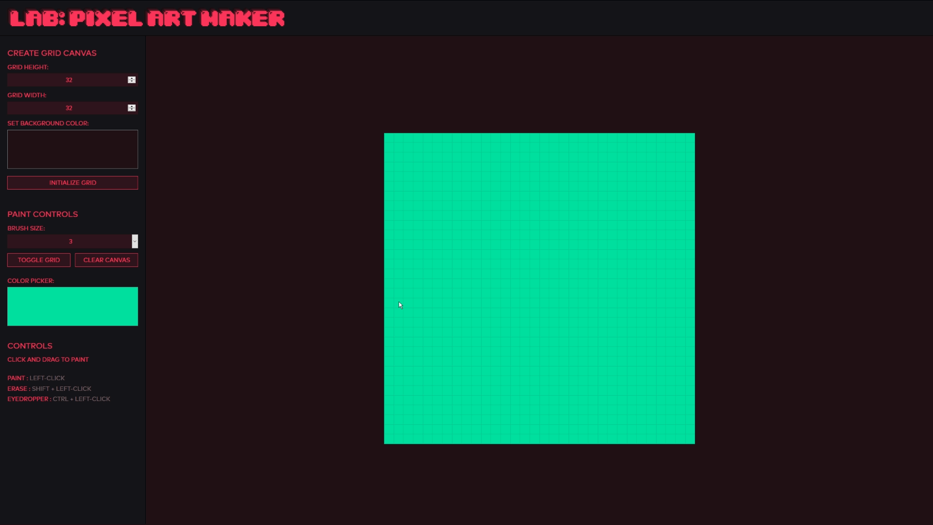 GitHub mileslemon/udacitypixelartmaker The final