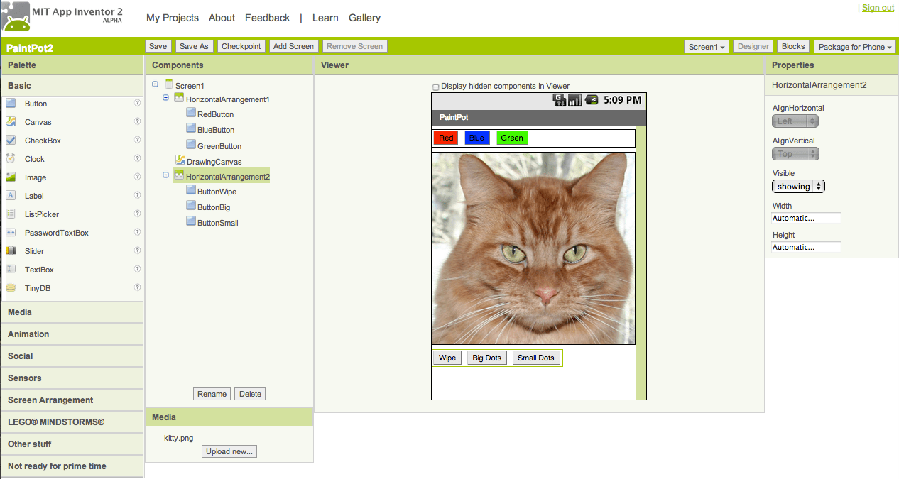 PaintPot (Part 2) for App Inventor 2 Explore MIT App Inventor