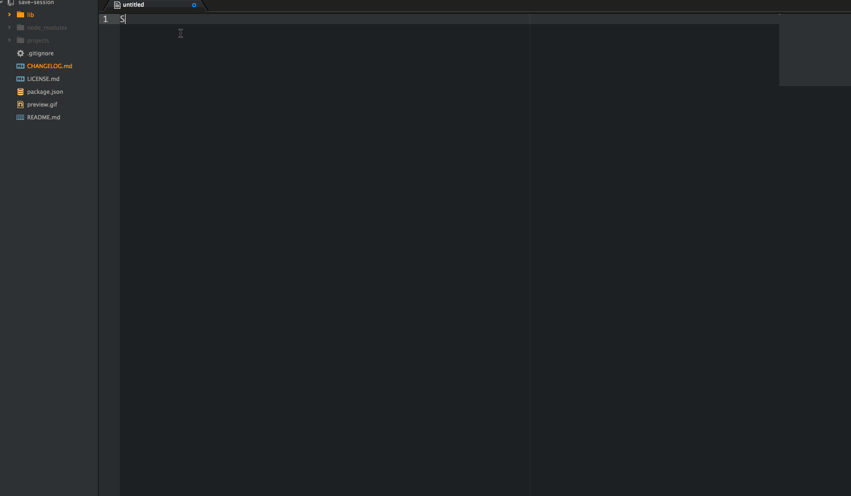 GitHub mpeterson2/savesession An Atom package to restore your session.