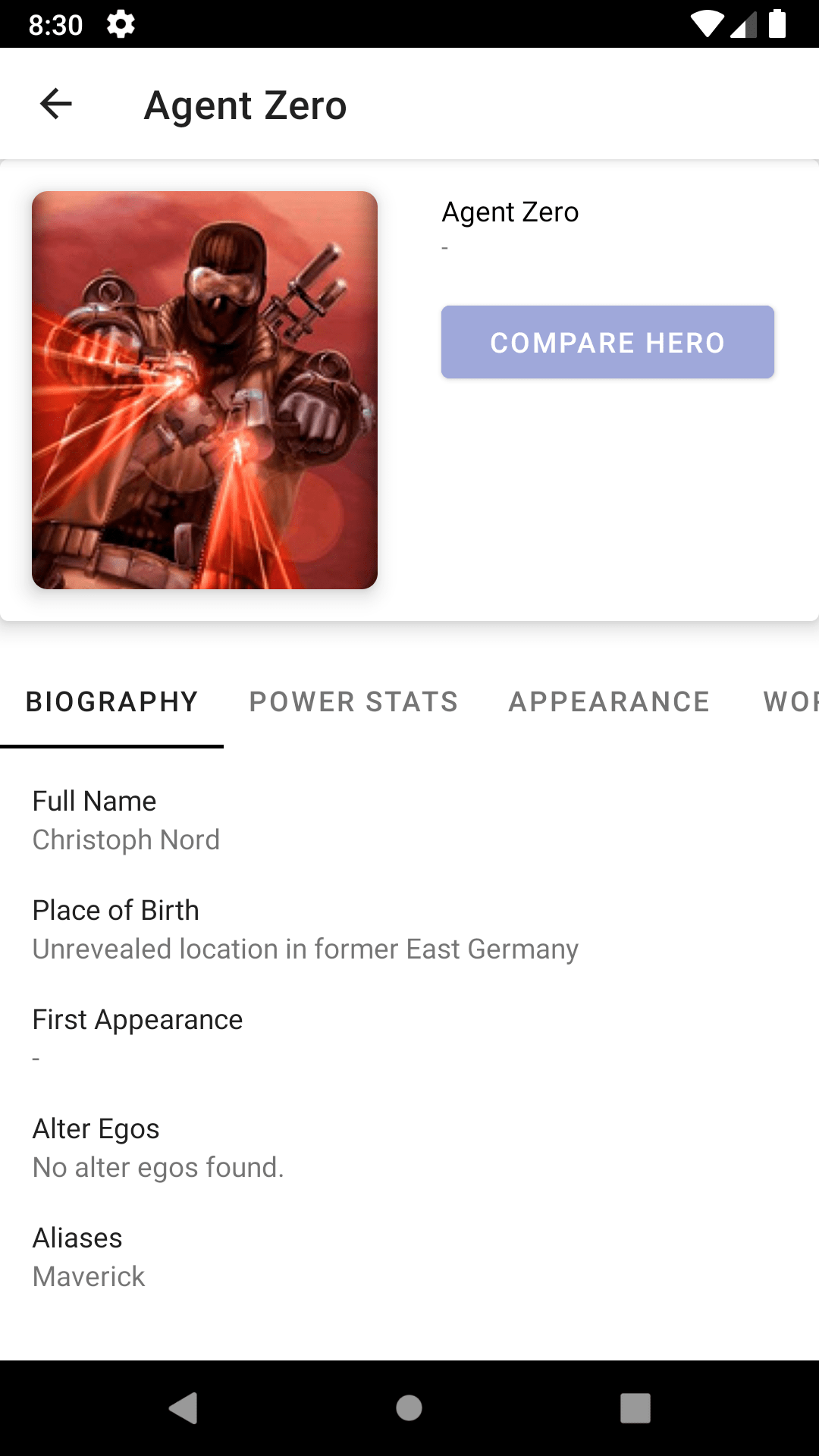 Superhero App