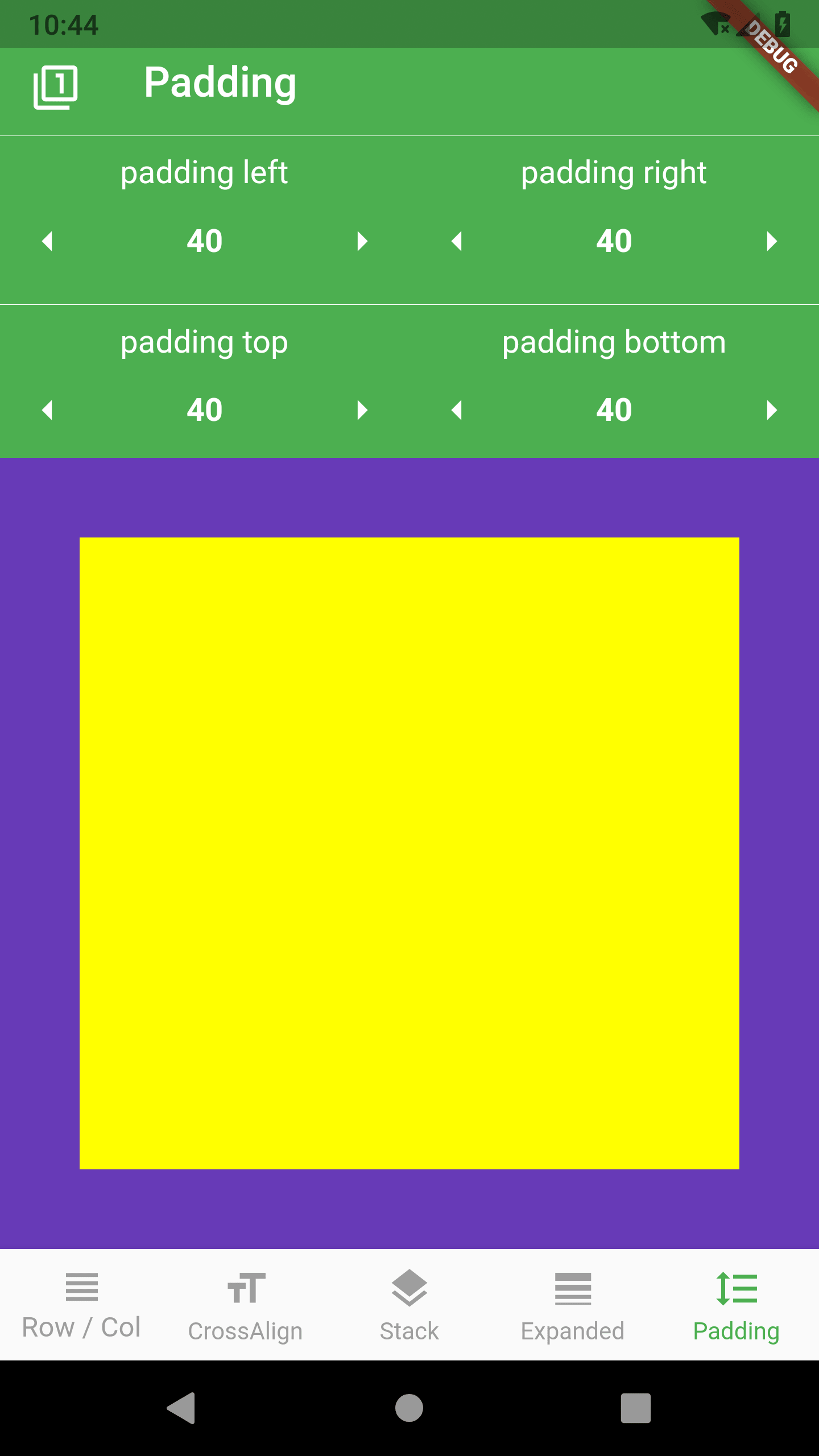 16 Column Widget In Flutter Flutter Layout Patterns Flutter Images