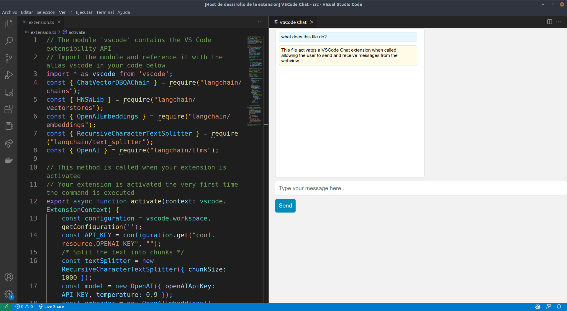 GitHub ncoop57/vscodechat