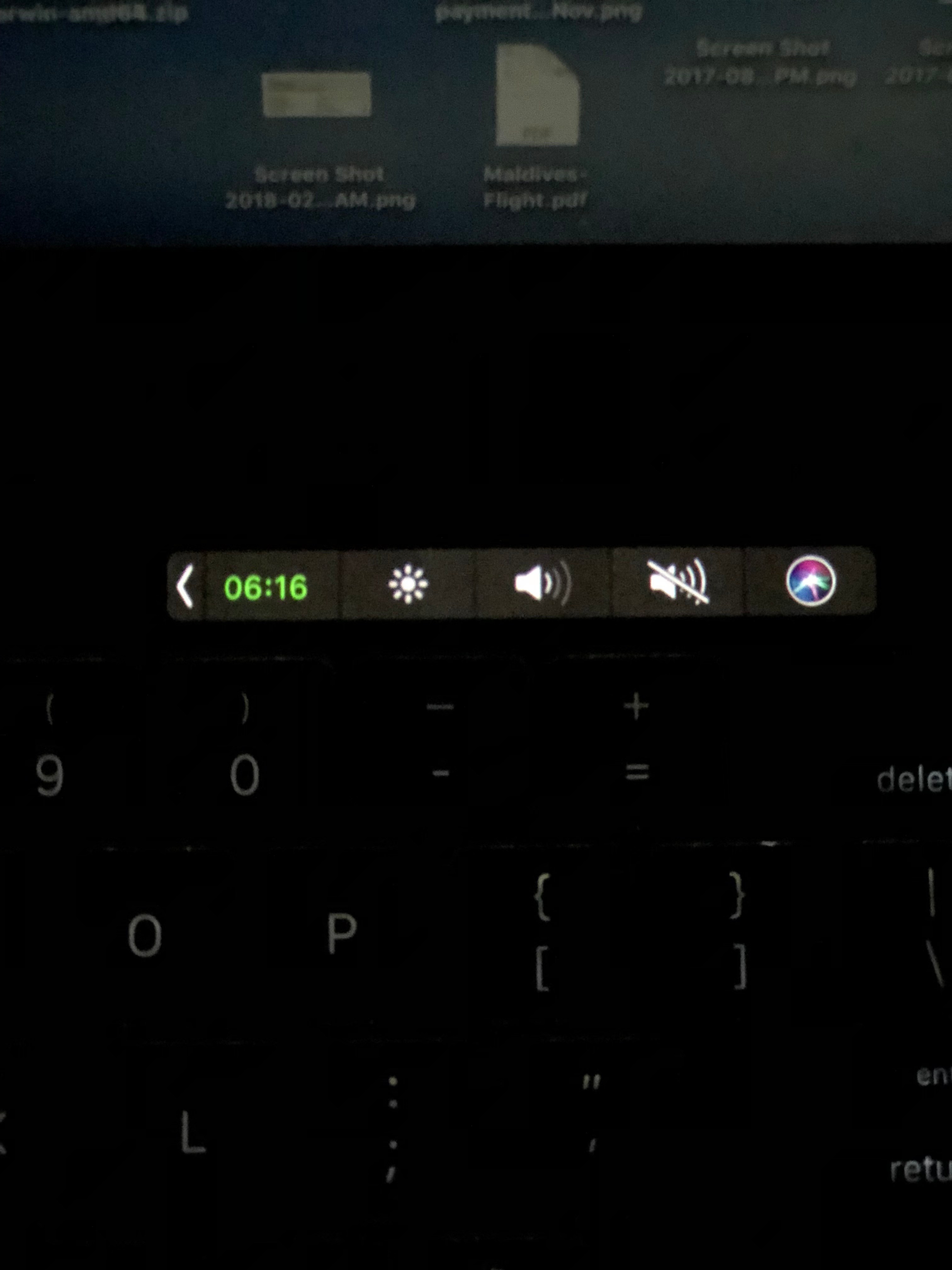 GitHub nihalsharma/ClockBar Macbook Clock, right on the touch bar