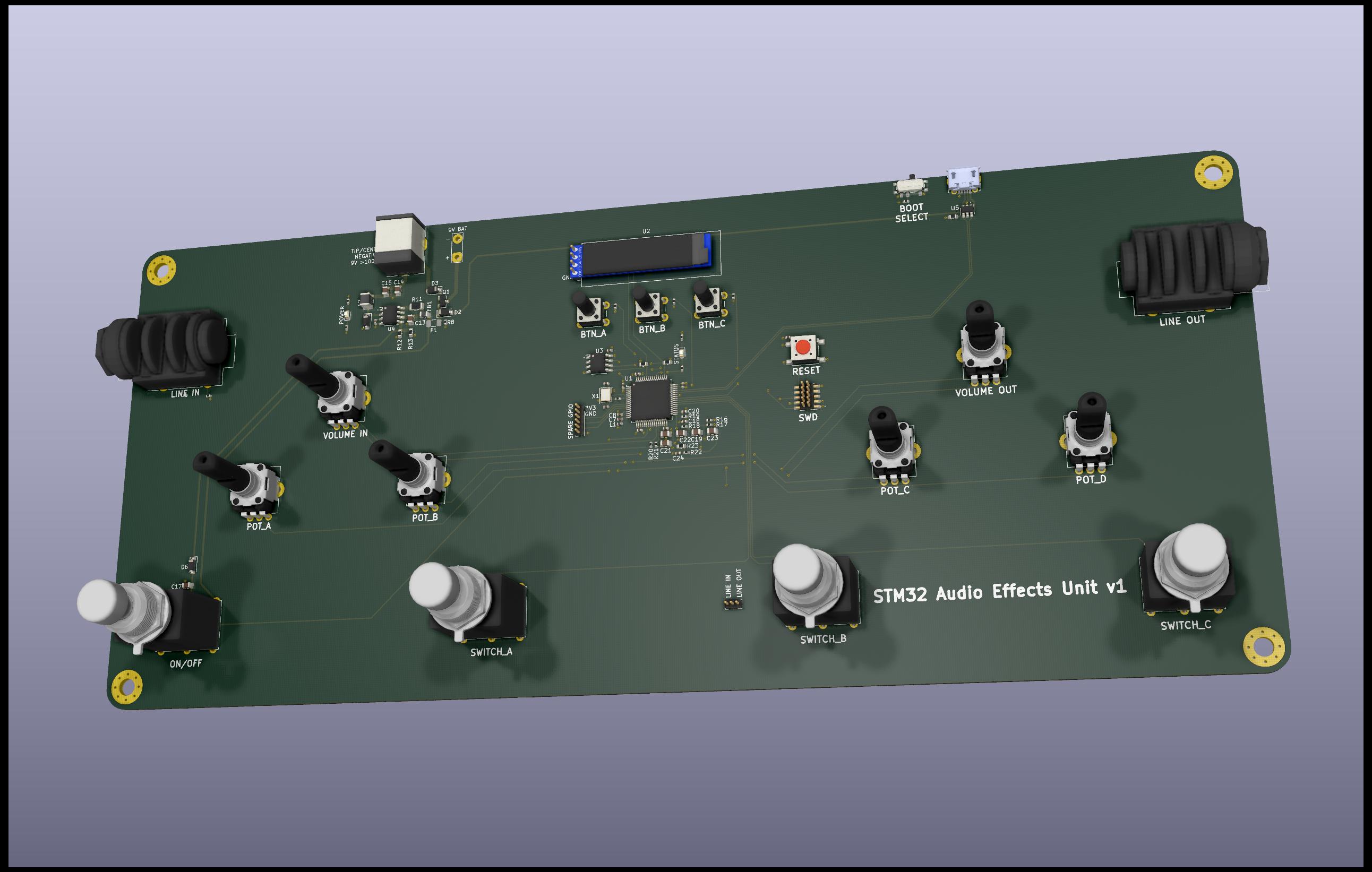 GitHub ouras/STM32AudioEffectsUnit Audio effects unit designed