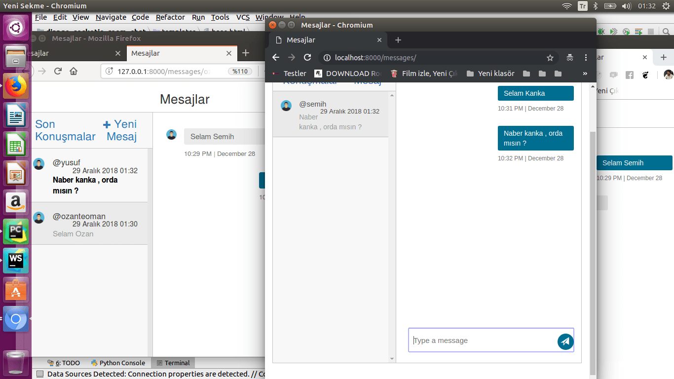 Django Socket Io Messaging