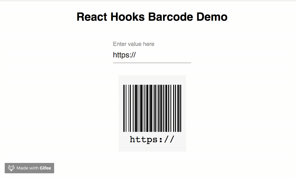 reacthooksbarcode npm