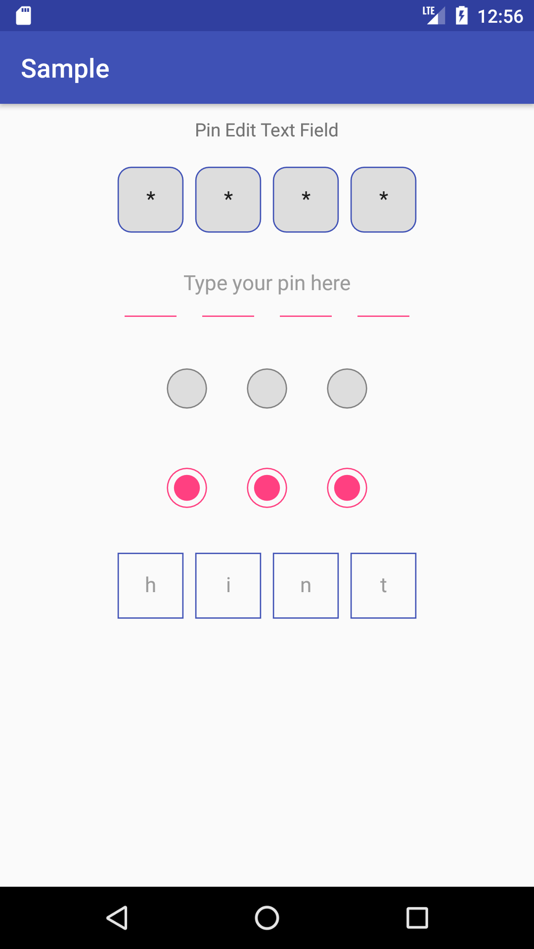 GitHub poovamraj/PinEditTextField Android library for pin edit text