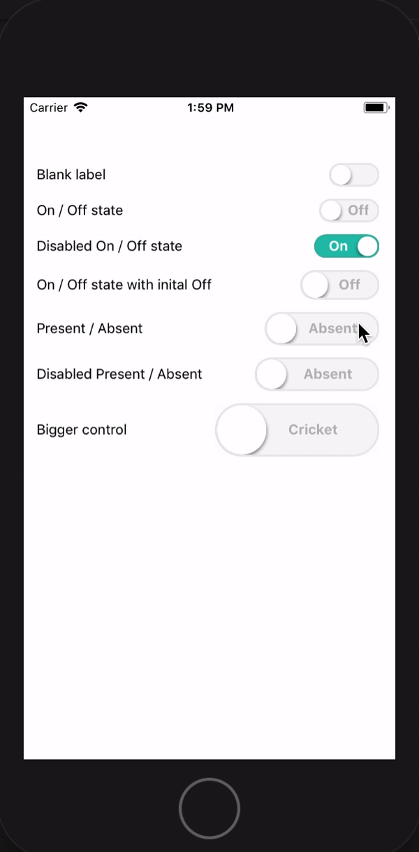 Smooth React Native Toggle Switch React Native Toggle Switch