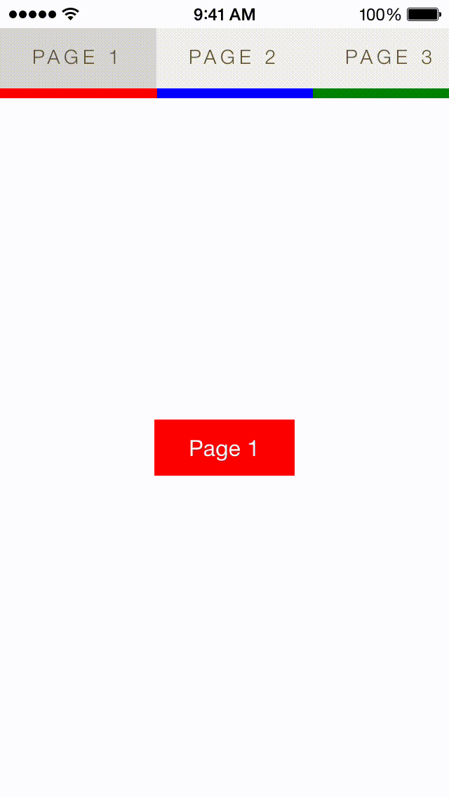 React Native Slidable Tab Bar