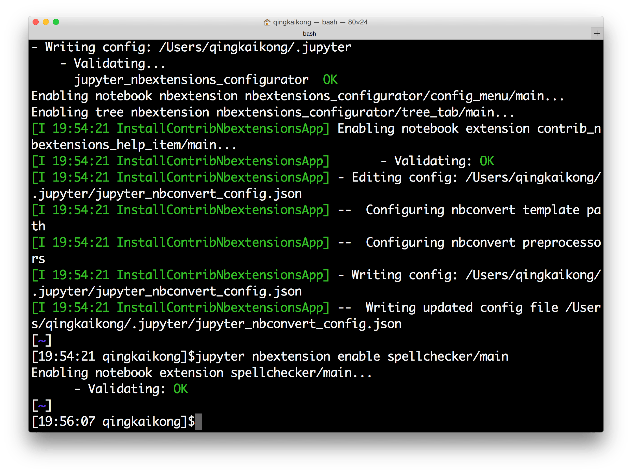 Qingkai's Blog Spell checking in Jupyter notebook markdown cells