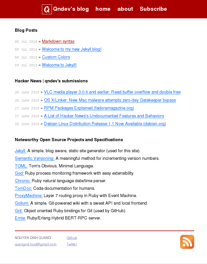 GitHub qndev/jekylltheme The Jekyll theme