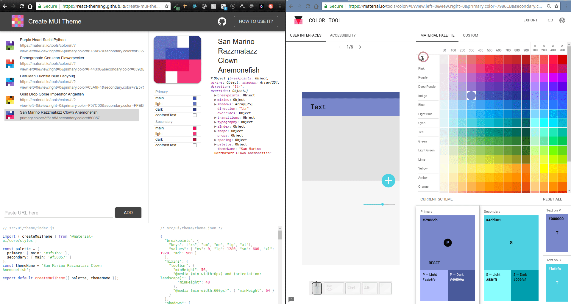 Alternatives and detailed information of Create Mui Theme