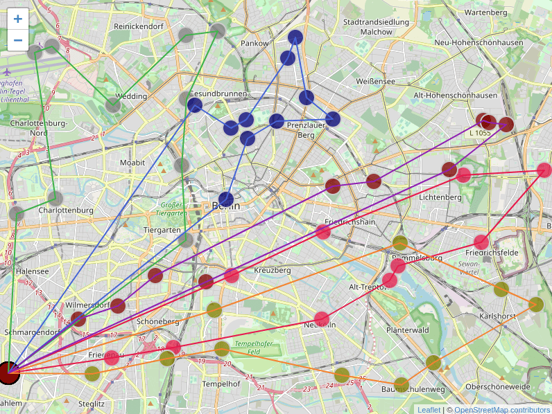 Pain Points Liés À "Carte De Vrp" Open Source a rich Vehicle Routing Problem solver / Development
