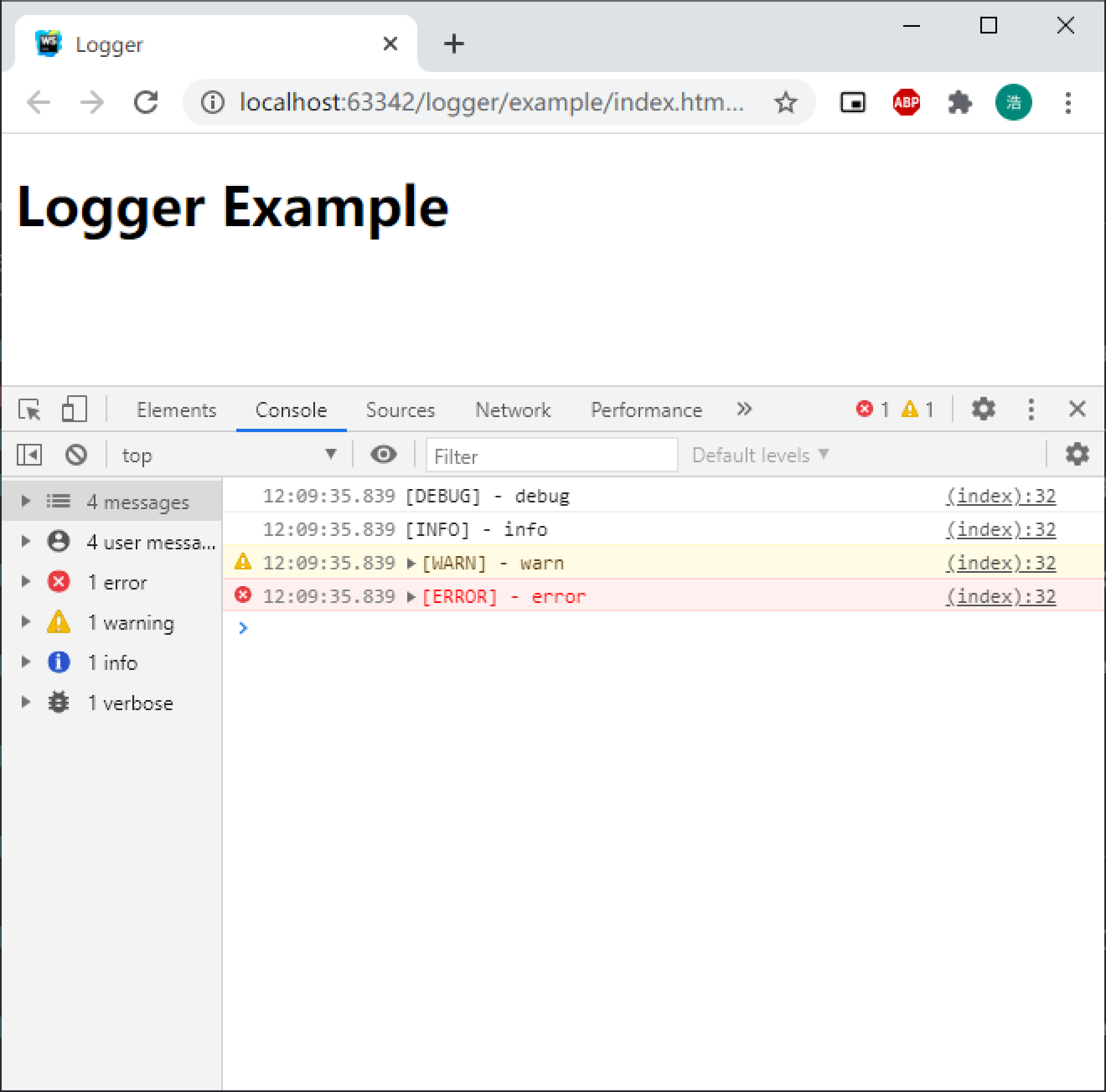 GitHub remotewebdevtools/logger