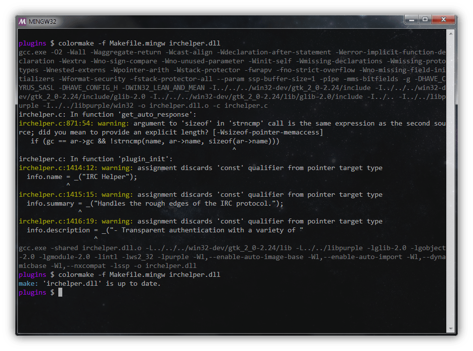 gcc Is there an easy way to COLORCODE the compiler outputs? Stack Overflow