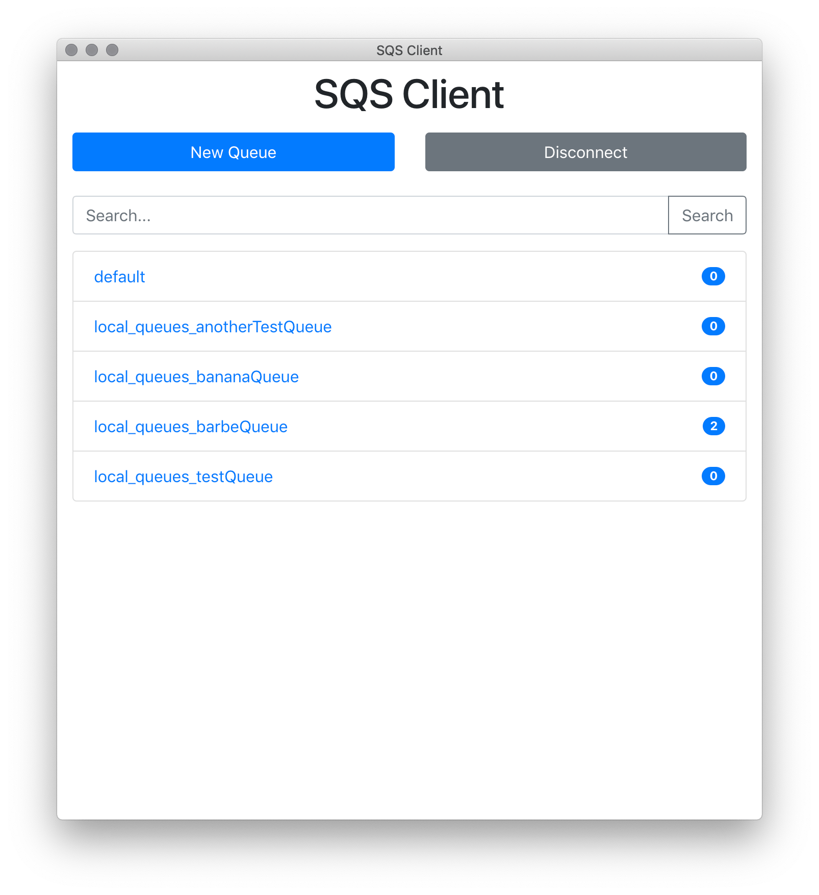 GitHub rgaquino/sqsclient A local GUI to manage AWS SQS and Active