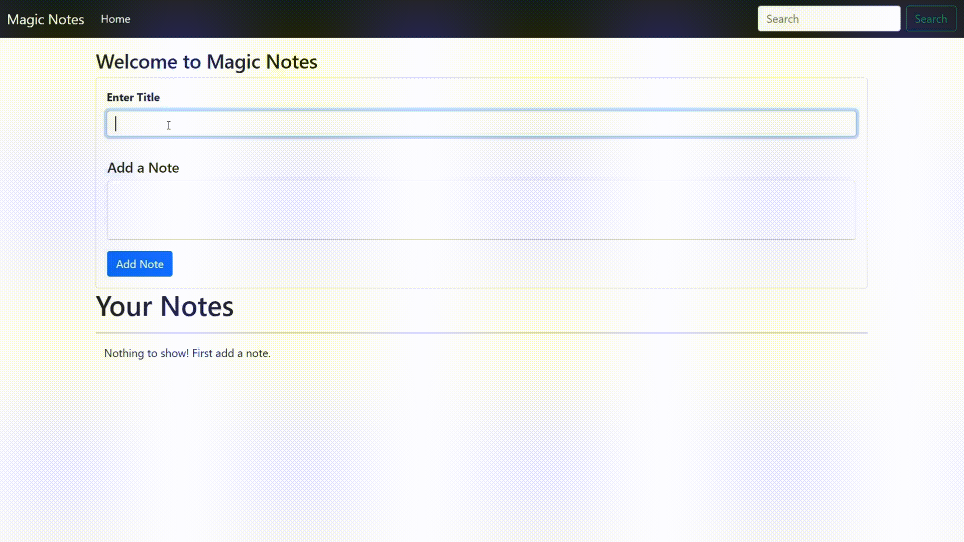 GitHub ritwikRkk/magicnotes A userfriendly notetaking website
