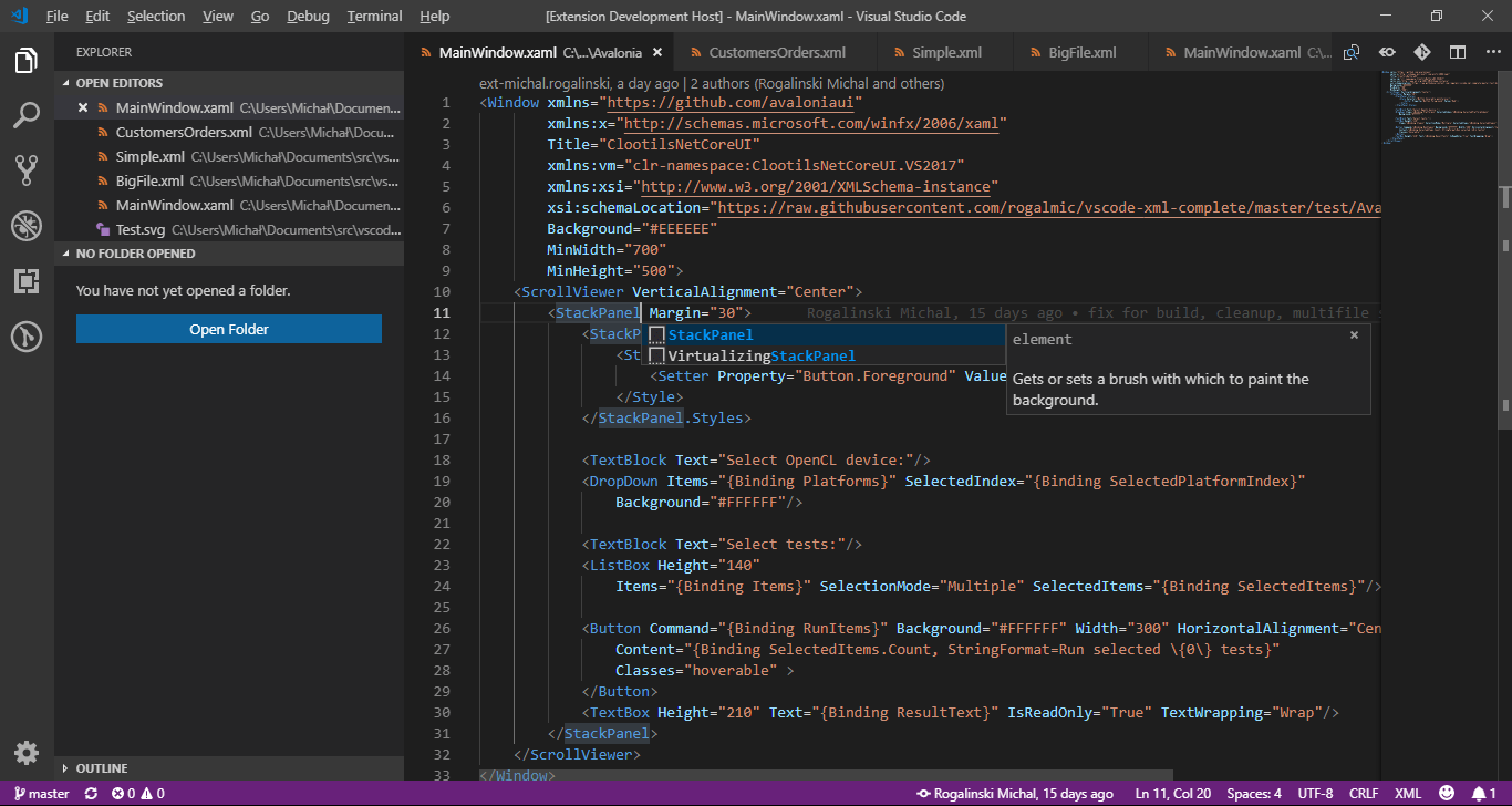 Xml-linter GitHub Pages