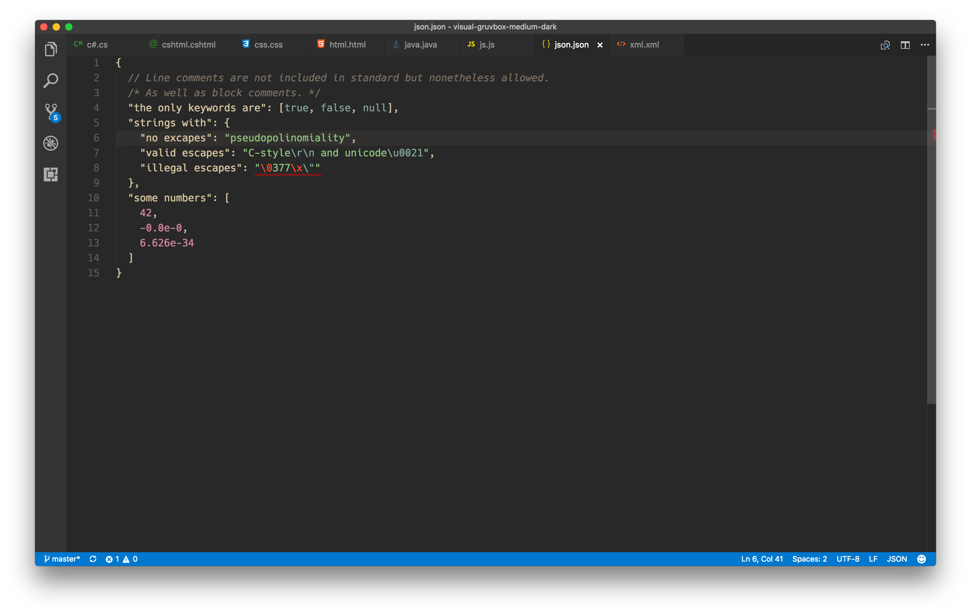 Visual Gruvbox (Medium Dark) Visual Studio Marketplace