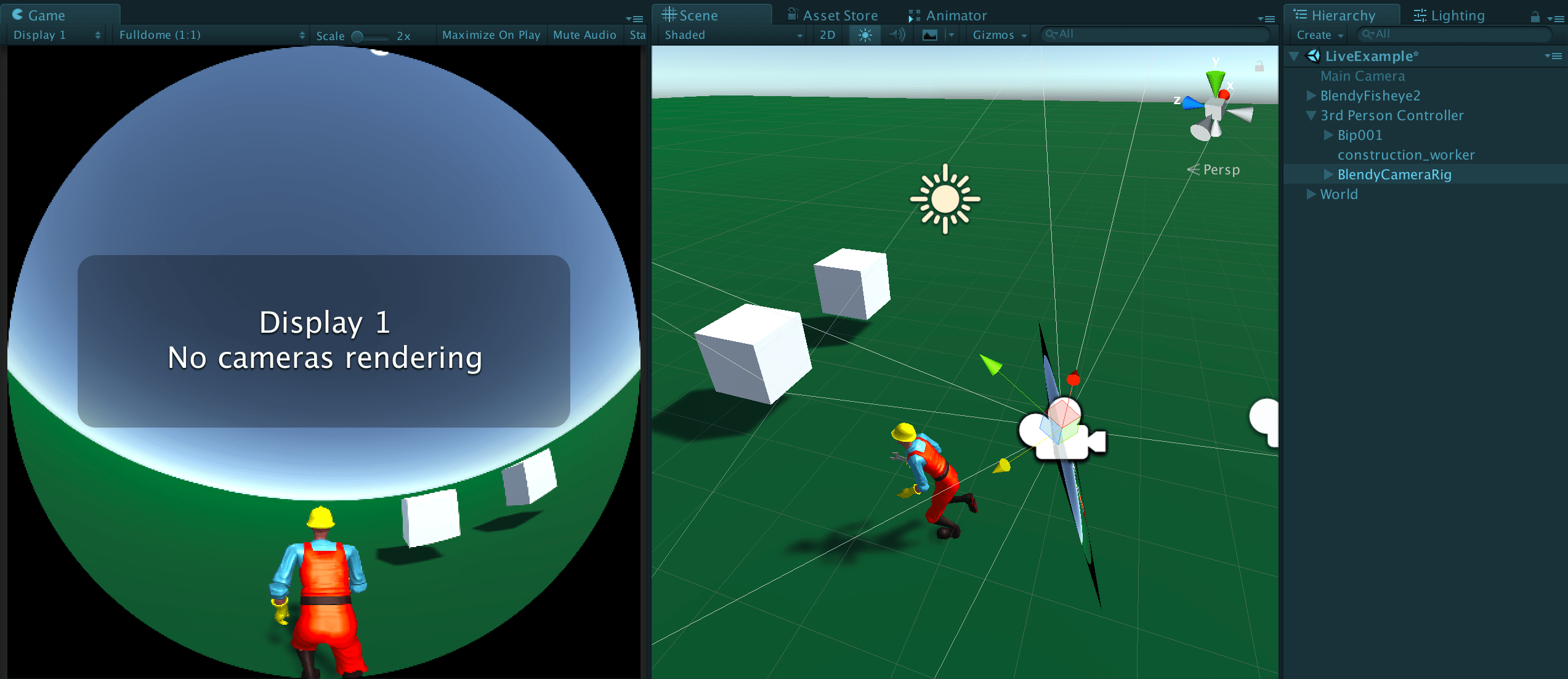 Fulldome Camera For Unity 5 UnityList