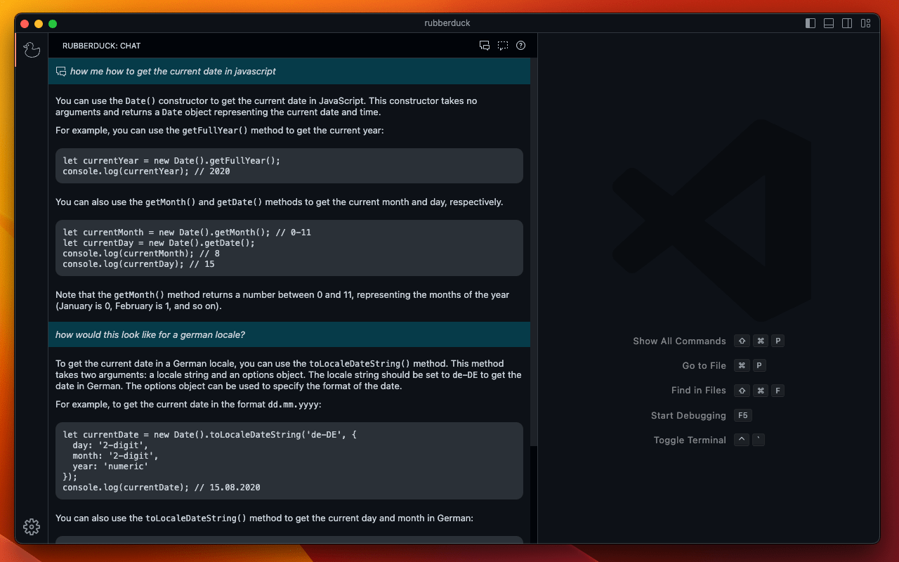 GitHub rubberduckai/rubberduckvscode Use AIpowered code edits