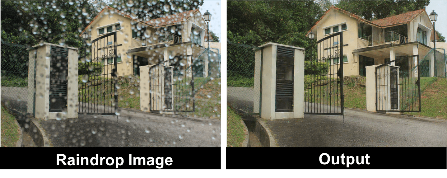 Attentive Generative Adversarial Network for Raindrop Removal from a