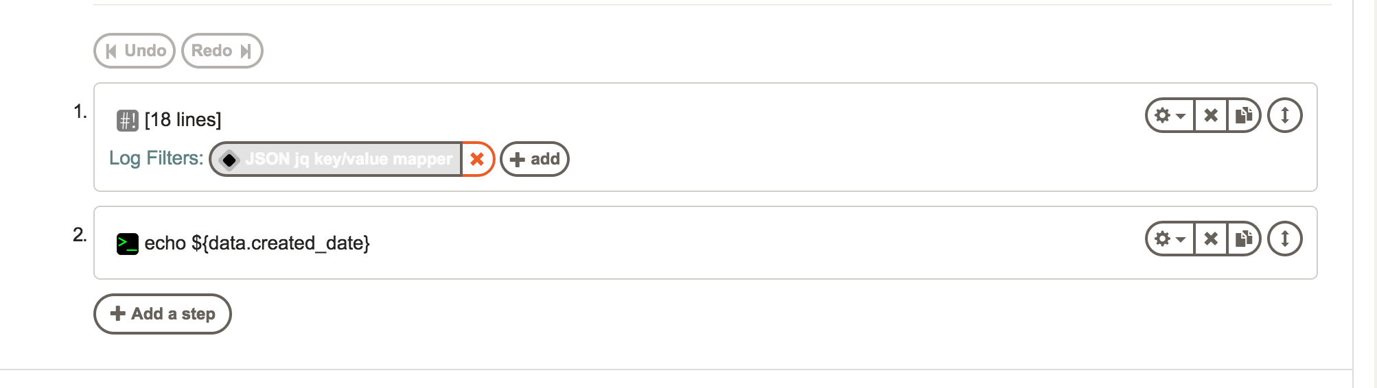 jq Json Log Filter Rundeck