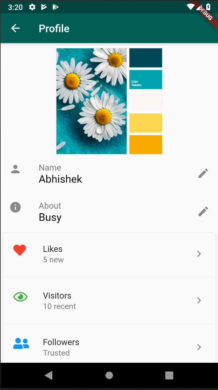 list_group Flutter Package