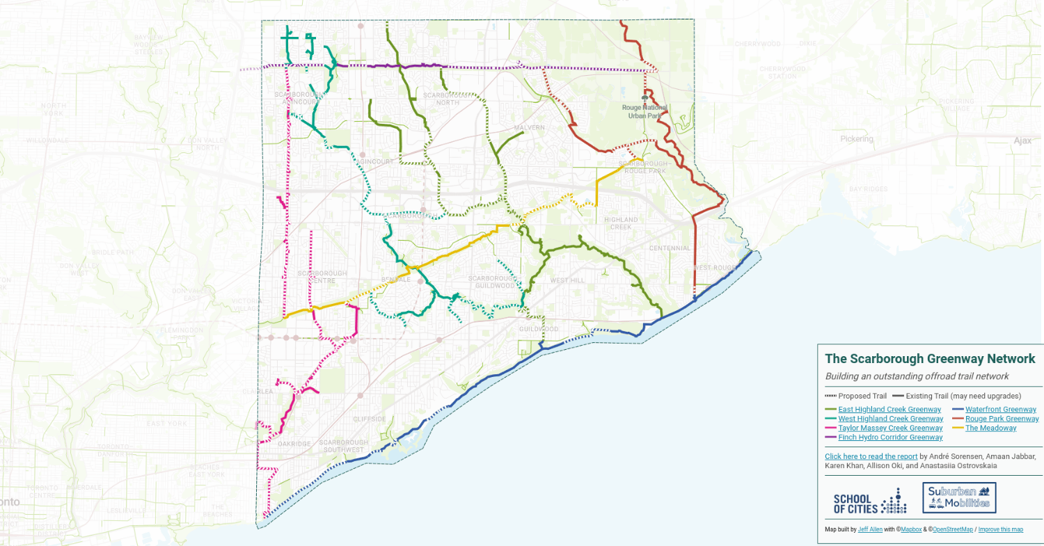 The Scarborough Greenway Network