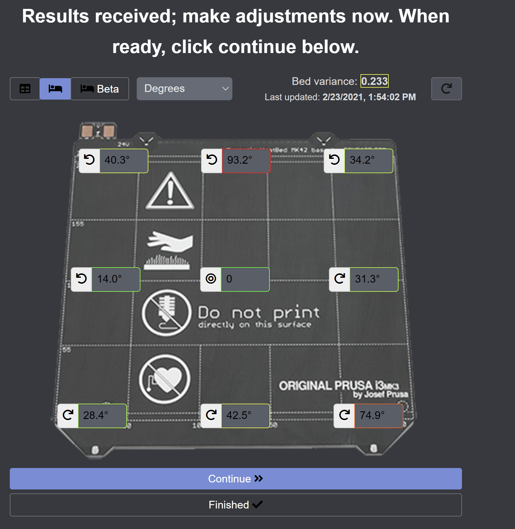 Octoprint Prusalevelingguide