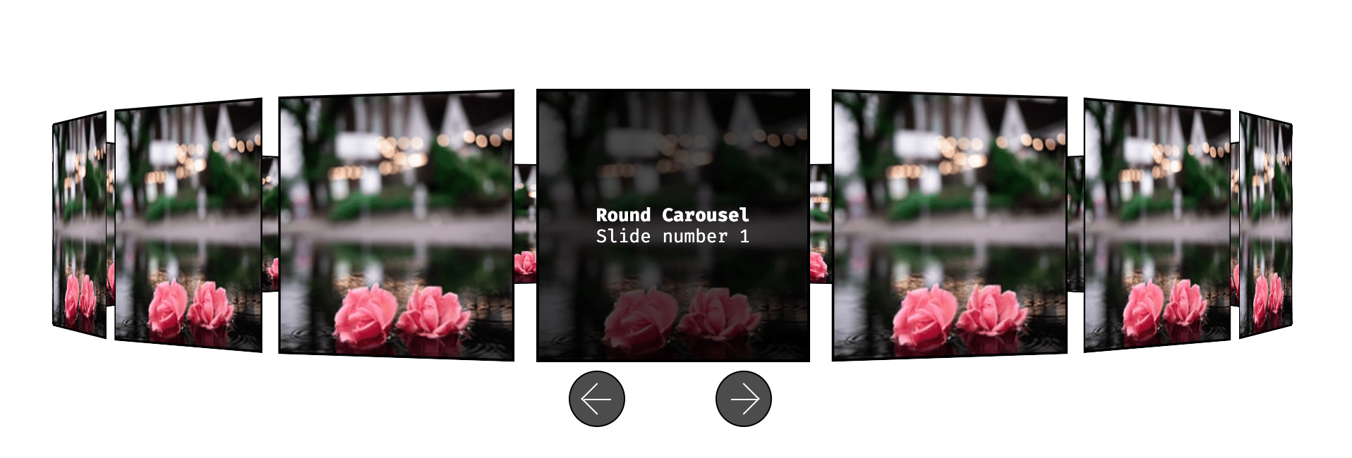 reactroundcarousel An infinitely scrollable 3D carousel component for React
