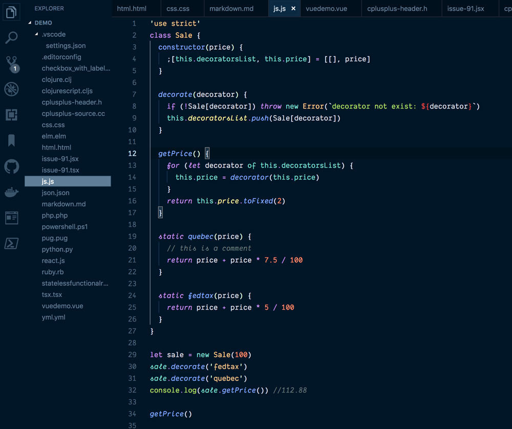 Night Owl Vscode Theme