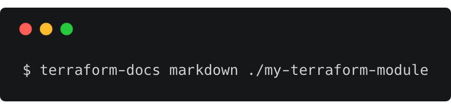GitHub moatra/terraformdocs Generate documentation from Terraform