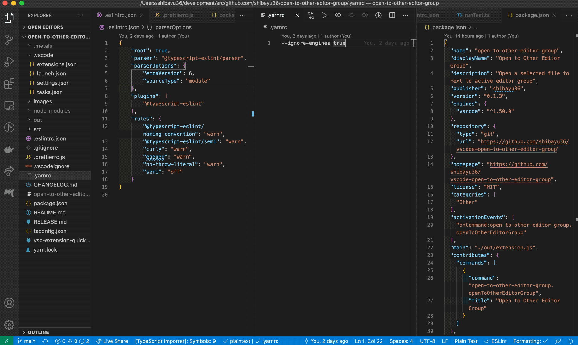 Open to Other Editor Group Visual Studio Marketplace