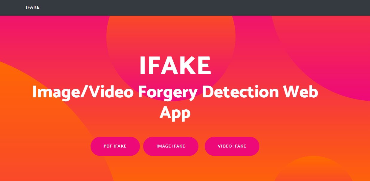 GitHub - shraddhavijay/IFAKE: IFAKE is an application for detecting