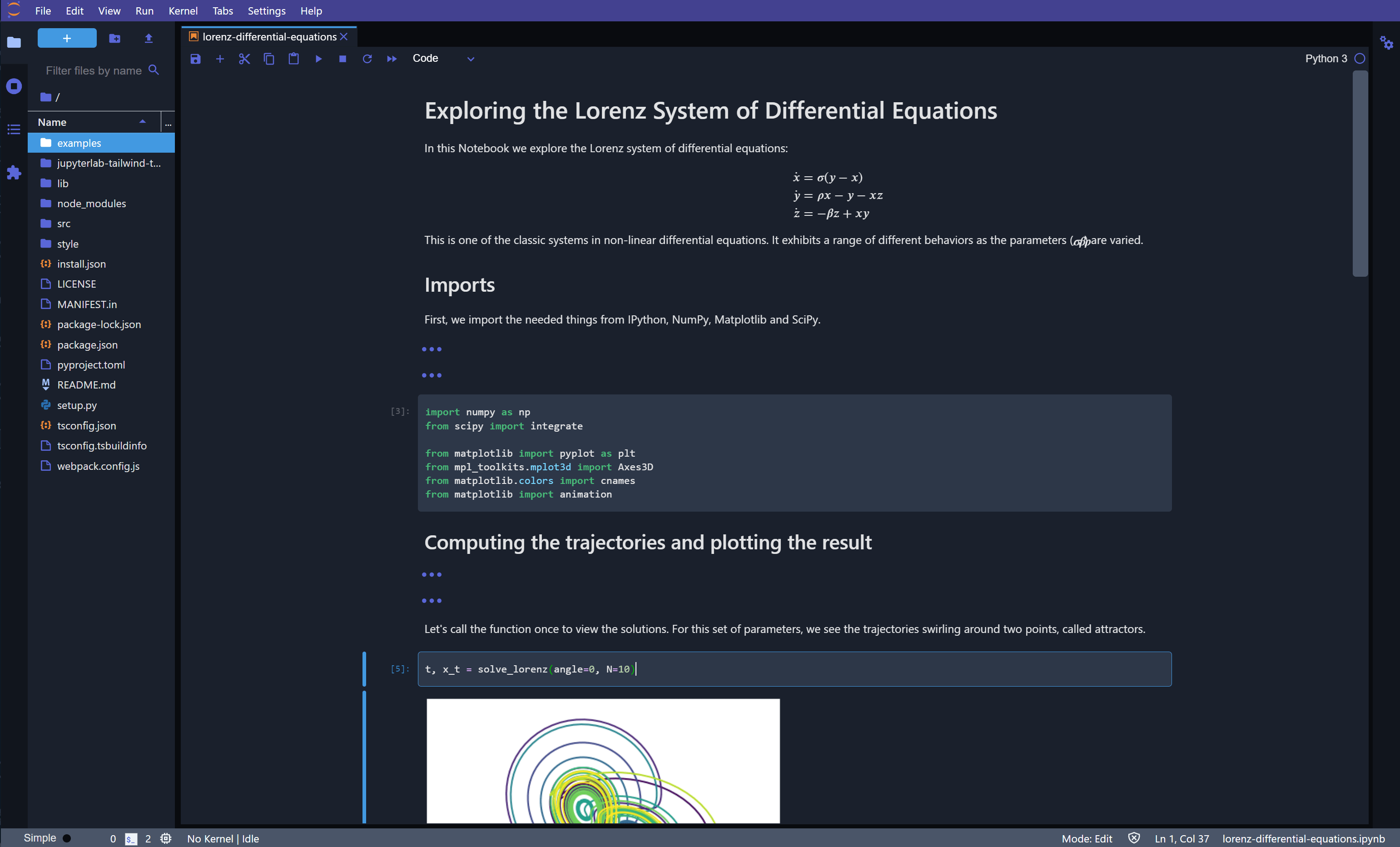 Jupyterlab Tailwind Theme