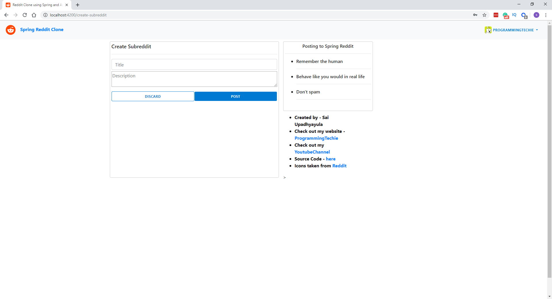 GitHub ssotom/angularredditclone Reddit clone built using Angular