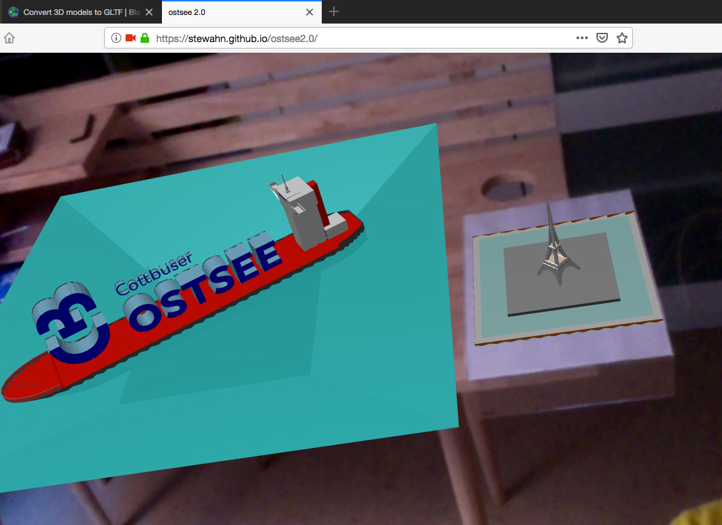 GitHub stefanstoehr/ar0 white_check_mark Demosession ar.js and a