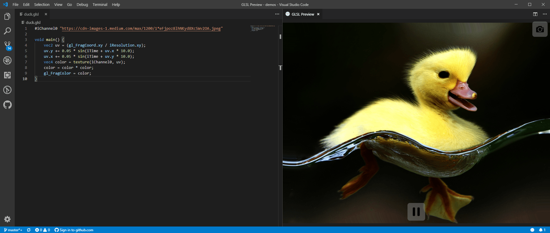 GitHub stevensona/shadertoy Shadertoylike live preview for GLSL