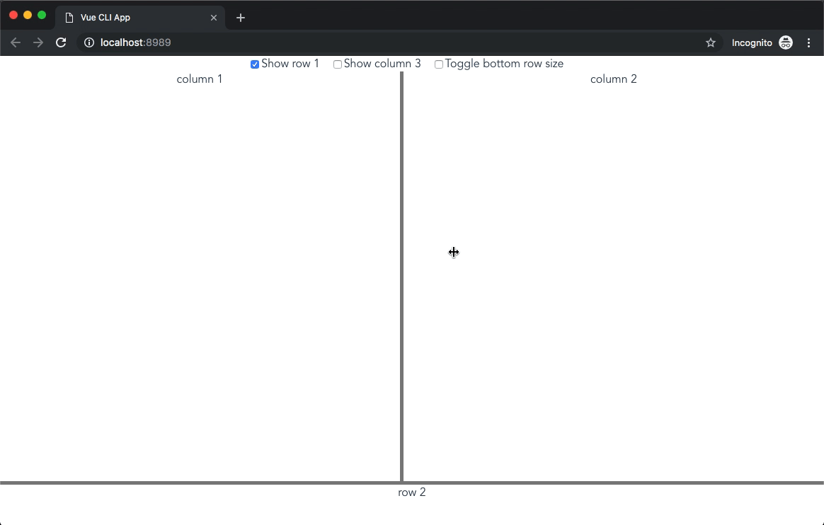 GitHub stijlbreukdev/vuesplitgrid Vue component based on Split Grid