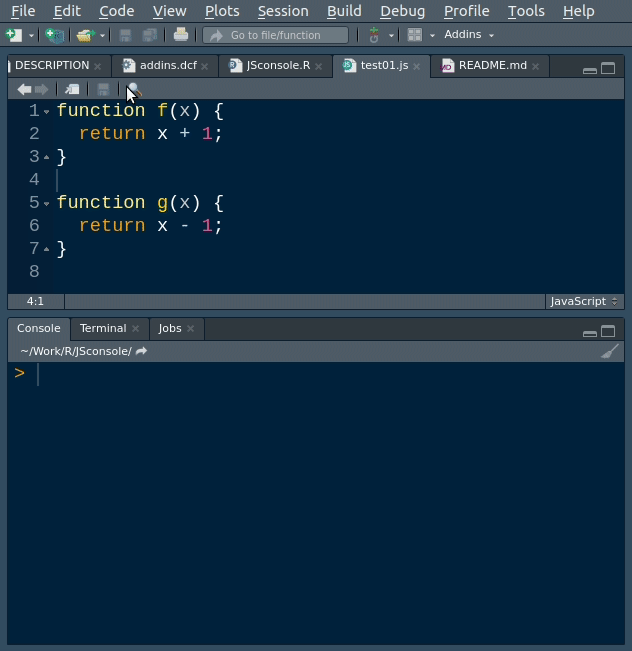 GitHub cran/JSconsole exclamation This is a readonly mirror of