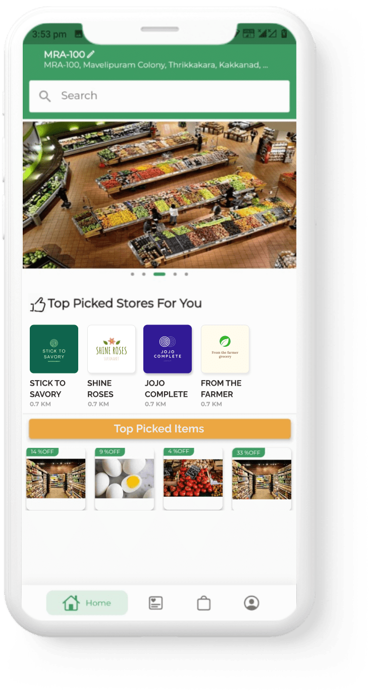 A complete grocery store developed with Flutter