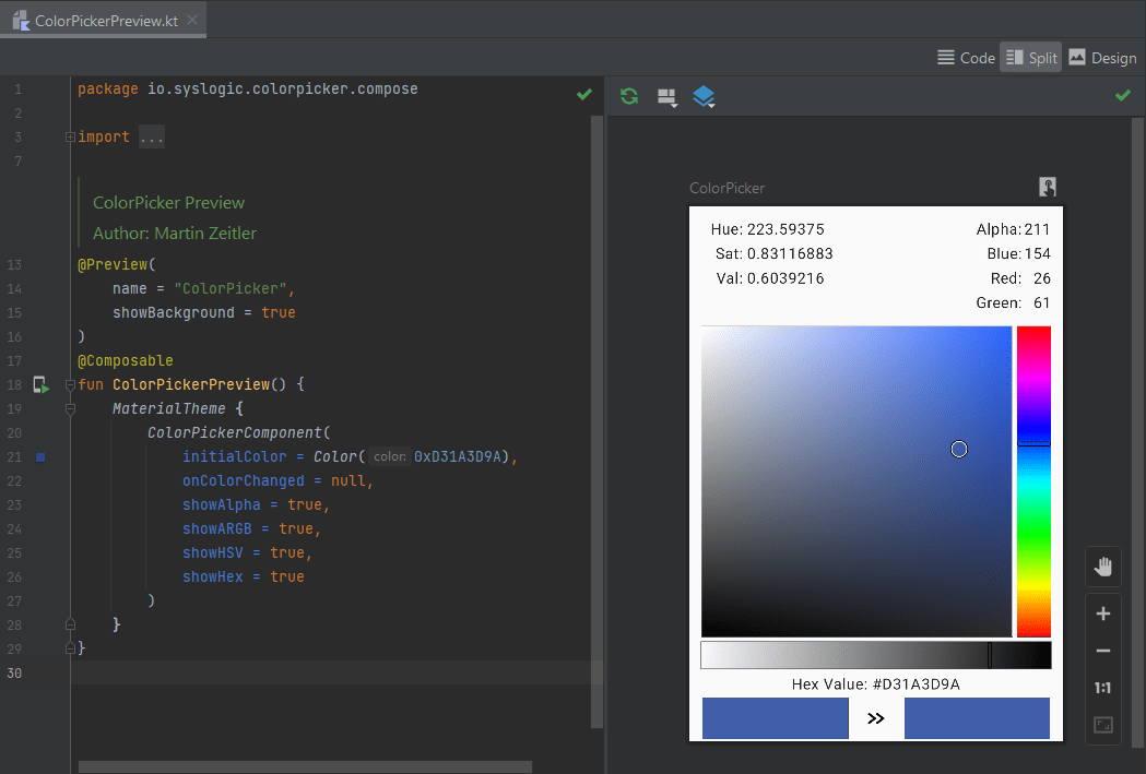GitHub syslogic/androidxcolorpicker A colorpicker library for Android.