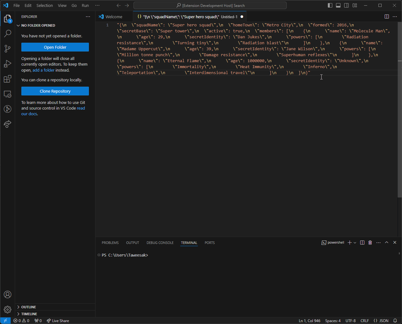 JSON Parser Visual Studio Marketplace