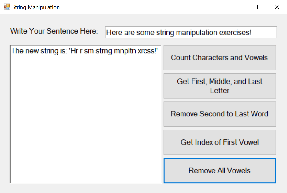 GitHub pnwdang/stringmanipulation Practice exercises with string