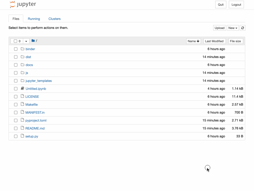 GitHub timkpaine/jupytertemplates Support for notebook templates in